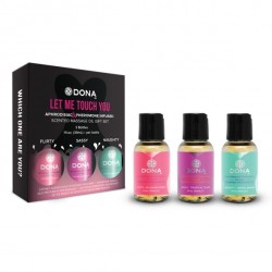 Zestaw olejków do masażu - Dona Massage Gift Set Scented (3 x 30 ml)