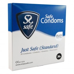 Prezerwatywy klasyczne - Safe Just Safe Condoms Standard 36 szt