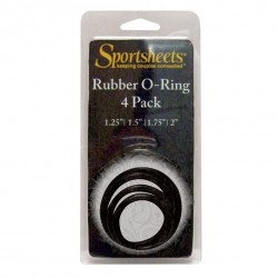 Pierścienie do strap-on - Sportsheets O-Rings Set 4 Assorted Sizes