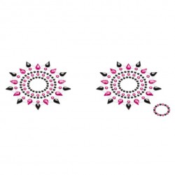 Biżuteria na piersi - Petits Joujoux Gloria Black & Pink
