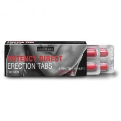Tabletki poprawiające erekcję - CoolMann Male Potency Direct 16 Tabs
