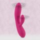 Wibrator ze stymulatorem - FeelzToys Lea Rabbit Vibrator Pink