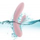 Wibrator ze stymulatorem - FeelzToys Lea Rabbit Vibrator Soft Pink